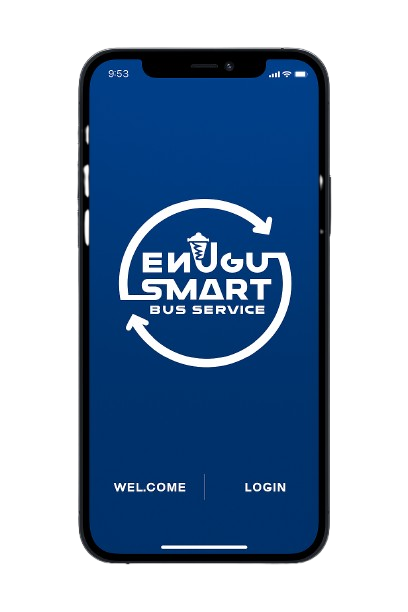 Enugu Smart Bus App Login Screen